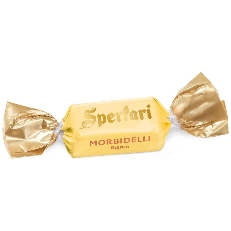 Torroncini Sperlari - Morbidelli - Ricoperti al Cioccolato Bianco - 1000 g