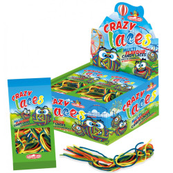 Caramelle Gommose - Crazy Laces - Lacci - Casa Del Dolce - 24 pezzi da 40 g