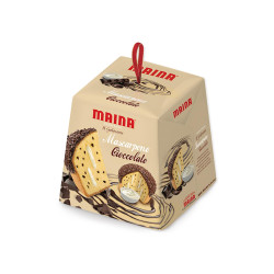 Panettone Maina - Mascarpone e Cioccolato - I Golosoni - 750 gr