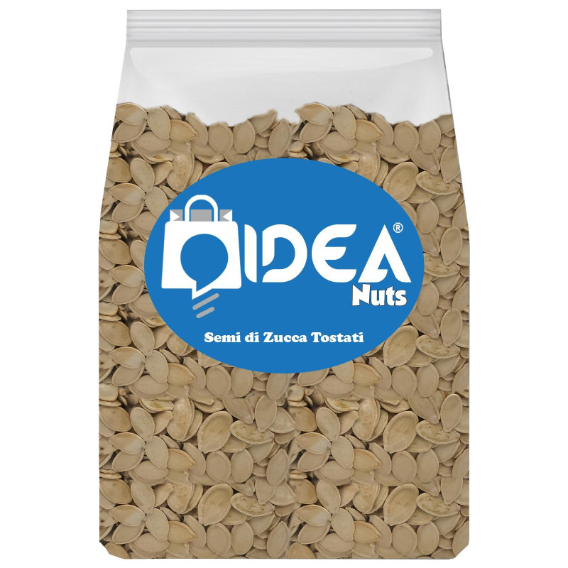 Semi di Zucca Tostati - Idea Nuts - Busta da 500g