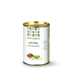 Salsa con Pistacchio - Greci - Pistacchio 57% - Pronto Fresco - Latta da 400 g