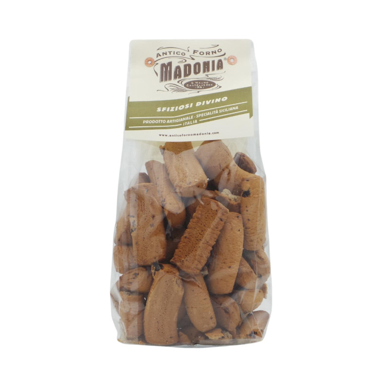 Biscotti Antico Forno Madonia - Sfiziosi Divino - Pacco da 450 g