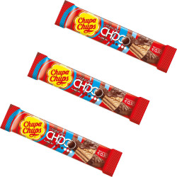 Barrette Chupa Chups - Cioccolato Latte - Choco Crunchy Milk - 40...