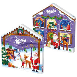 Calendario Avvento - Milka - Casetta - Natale - Confezione da 204 g