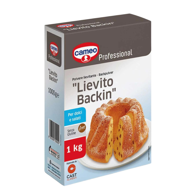 Polvere Lievitante - Lievito Backin - Cameo Professional - 1 Kg