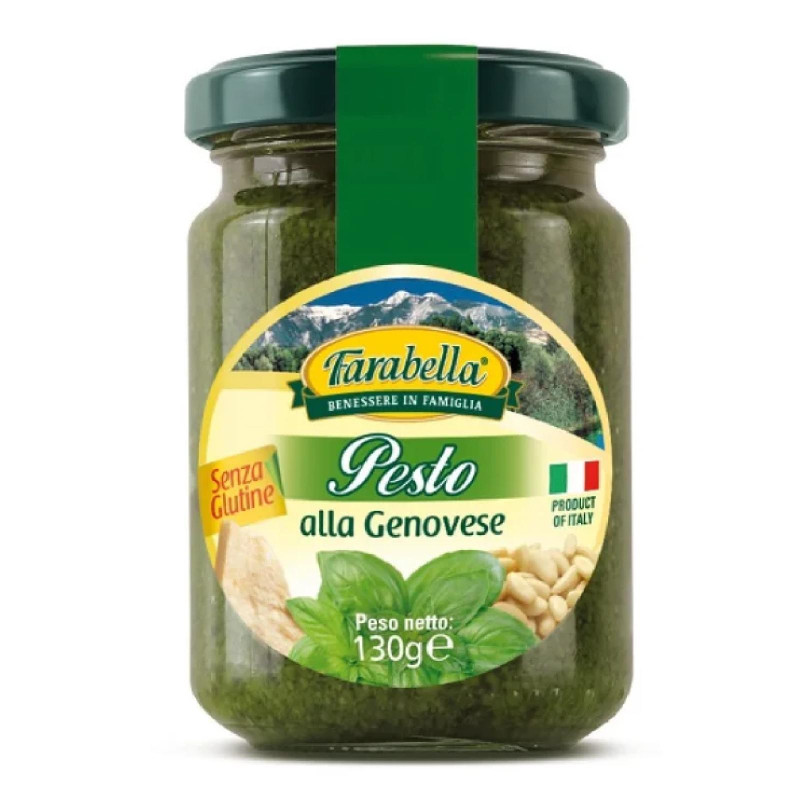 Pesto alla Genovese - Farabella - Senza Glutine - Vasetto da 130 g