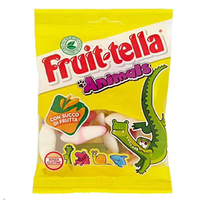 Caramelle - Fruittella - Animals - 18 buste 90 gr 