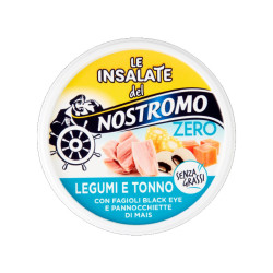 Le Insalate del Nostromo - Zero - Legumi e Tonno Con Fagioli e Mais - 220 g