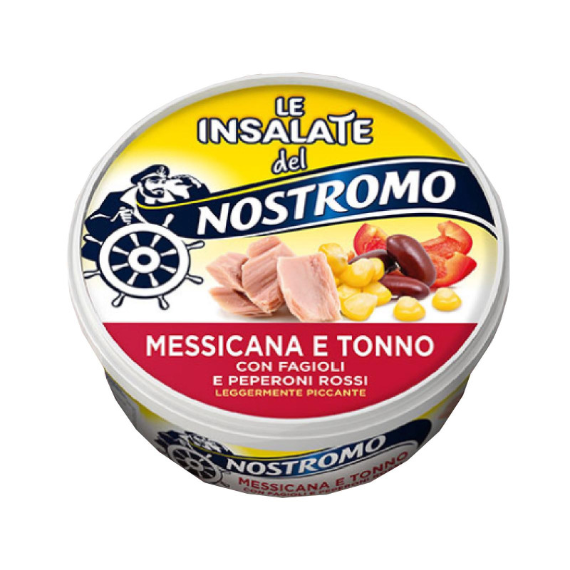 Le Insalata del Nostromo - Messicana e Tonno Con Fagioli e Peperoni - 220 g