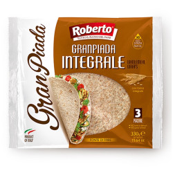 Piadina Granpiada Integrale - Roberto - 3 Piadine - 330 gr