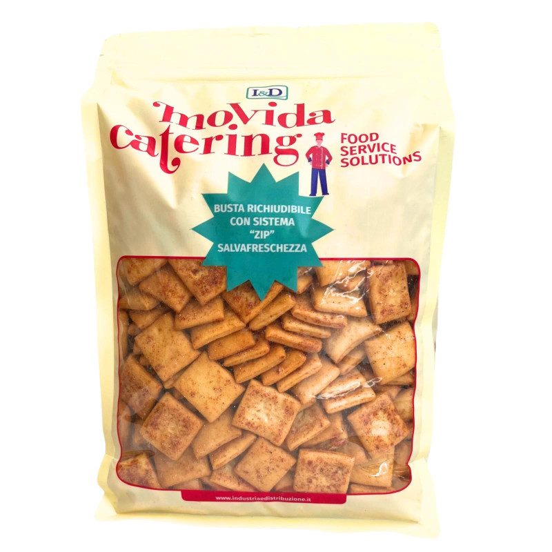 Croccantelle - Bacon - Movida Catering - Busta Zip da 1000 g