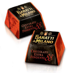 Cioccolatini Praline - Baratti & Milano - Extra Fondenti 88% - Busta da 500 gr