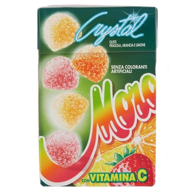 Caramelle Gommose Morositas - Crystal Frutta Assortita - 16 Pacchetti