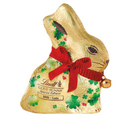 Coniglietto Cioccolato al Latte - Lindt - Gold Bunny Quadrifoglio -...