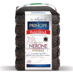 Riso Principe - Riso Medio Integrale - Nerone - Pacco 5 Pezzi da 1 Kg - Food Service