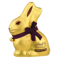 Coniglietto Cioccolato Fondente 60% - Lindt Lindor Gold Bunny - 200 g