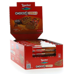 Barrette Loacker - Cioccolato al Latte e Cereali - Choco & Cereals - Expo 30 x 25 g