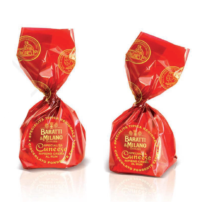 Cioccolatini Praline - Baratti & Milano - Cuneese al Rum - Busta da 500 gr