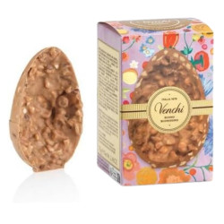 Mini Uovo Cioccolato  Venchi - Mignon - Mandorle Salate e Cioccolato Bianco al Caramello - 70 g