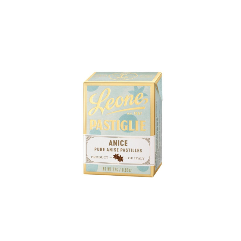 Caramelle Dure - Pastiglie Leone - Gusto Anice - Espositore - 18 Pacchetti da 30g