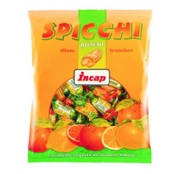 Caramelle Dure Ripiene - Incap - Spicchi Arancia e Limone - 500 g