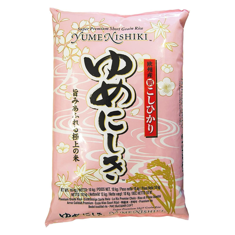 Riso per Sushi - JFC - Yume Nishiki - Rice - Busta da 10 Kg