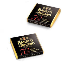 Cioccolatini Finissimi - Baratti & Milano - Napolitains Fondente 70% - Busta da 500 gr