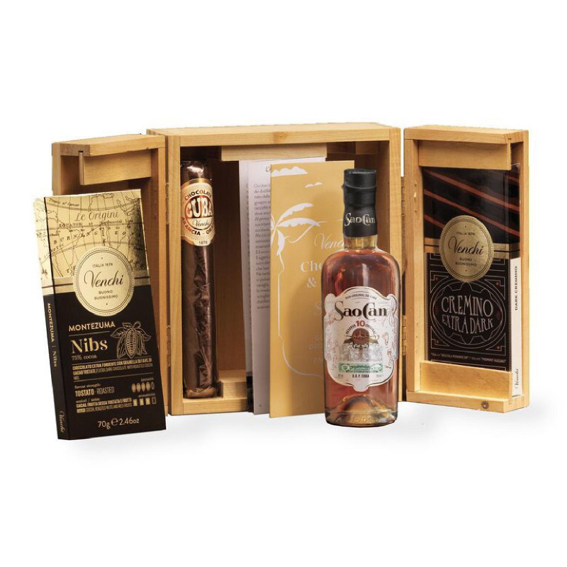 Confezione Regalo Venchi - Chocolate and Rhum Experience - 4 Pezzi