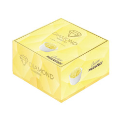 Vassoio Diamond Noisette - Confetti con nocciola Maxtris - Giallo - Incartati 500 g 