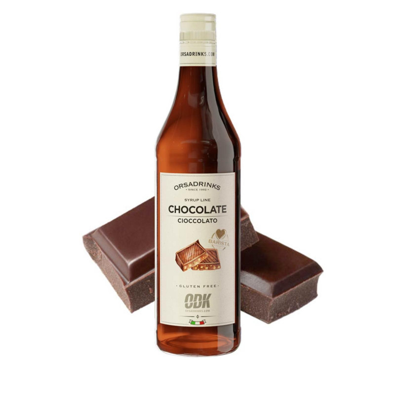 Sciroppo Odk - Gusto Chocolate - Cioccolato - Bottiglia Vetro - 750 ml