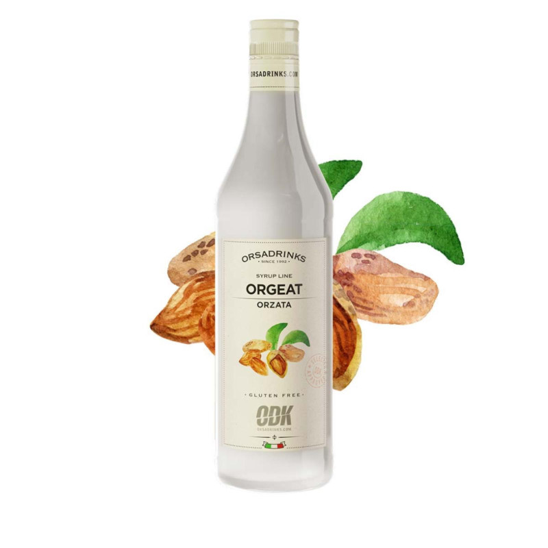 Sciroppo Odk - Gusto Orgeat - Orzata - Bottiglia Vetro - 750 ml