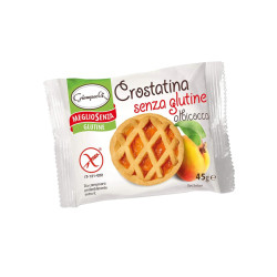 Crostatina Giampaoli - Crostata all' Albicocca - Senza Glutine - 45 g