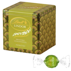 Cioccolatini Praline Lindt Lindor - Boules al Pistacchio - Latta...