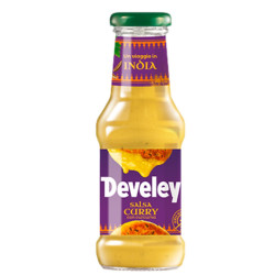 Salsa Curry - Develey - Curry con Curcuma - Bottiglia Vetro - 250 ml