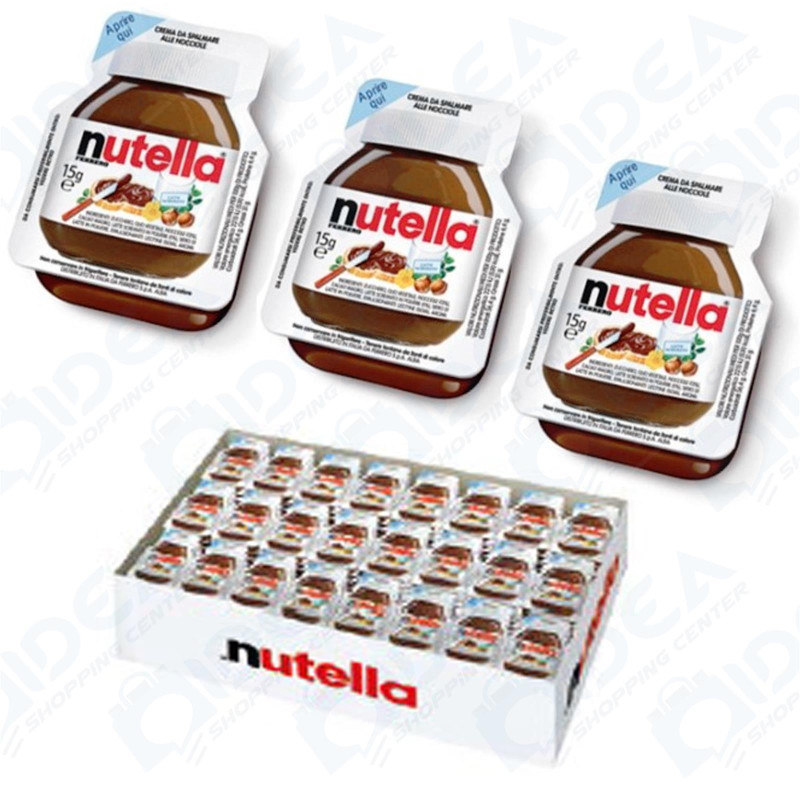 Crema Spalmabile - Nutella - Ferrero - 120 Vaschette Monoporzione 15 g - Monodose