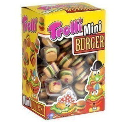 Mini Burger Gommosi - Trolli Caramelle - 800 gr - 80 Pz