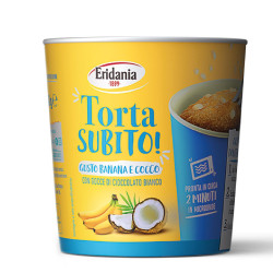 Torta Subito - Eridania - Preparato per Torta alla Banana e Cocco - 60 g