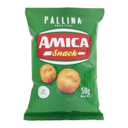 Busta Patatine - Amica Chips - Pallina alla Pizza - 24 Buste da 50 g