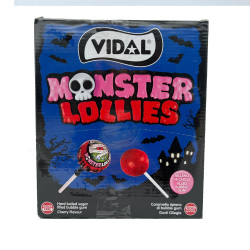 Lecca Lecca - Monster - Vidal - Lollipops - Box da 200 pz