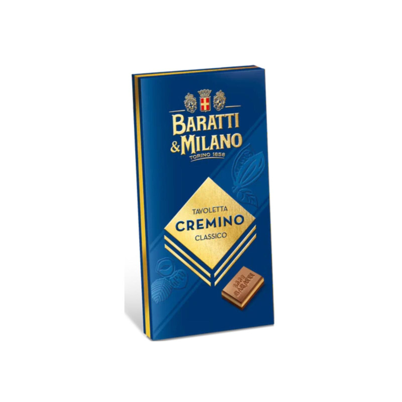 Tavoletta Cremino Classico - Baratti & Milano - Cioccolato Latte e Nocciola - 100 gr