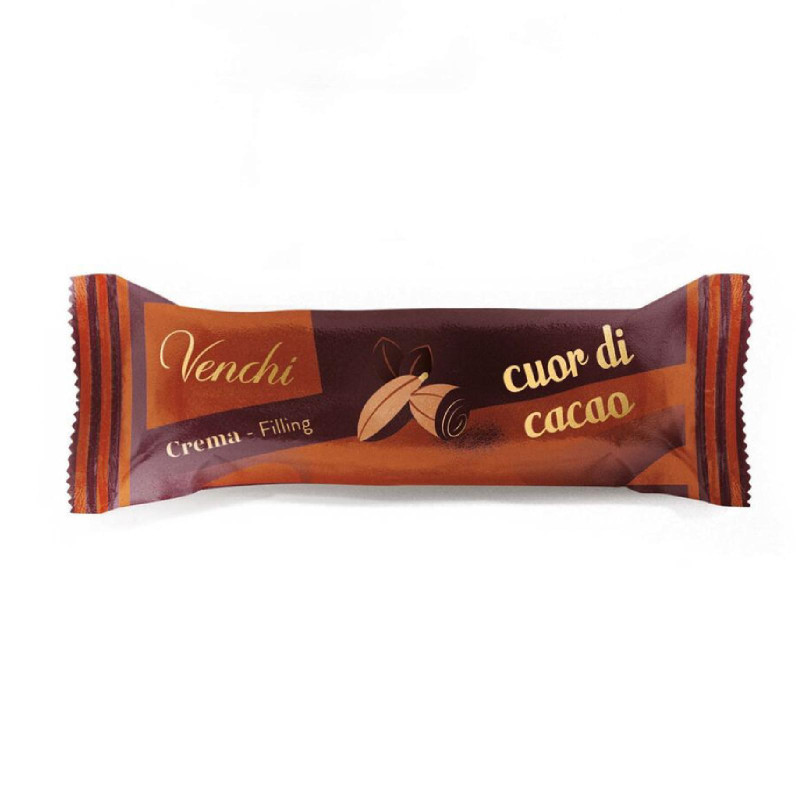 Barretta Cioccolato Fondente Venchi - Unico - Cuor di Cacao - 25 g