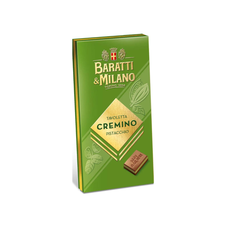 Tavoletta Cremino - Baratti & Milano - Cremino al Pistacchio - 100 gr