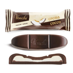 Barretta Cioccolato Fondente Venchi - Unico - Crema Cocco - 25 g