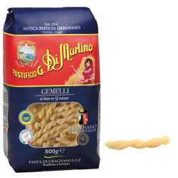 Pasta Di Martino - Pasta Corta - Gemelli N° 181 - Pacco da 500 g