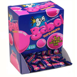 Box Espositore - Gomme Da Masticare - Big Babol Tutti Frutti - 200 pz