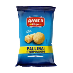 Busta Patatine - Amica Chips - Pallina al Formaggio - 20 Buste da 75 g