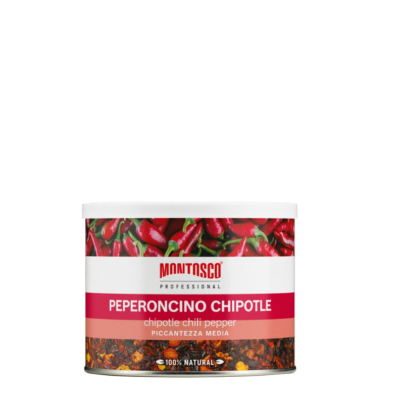 Peperoncino Frantumato Chipotle - Montosco - Professional - Barattolo da 200 g