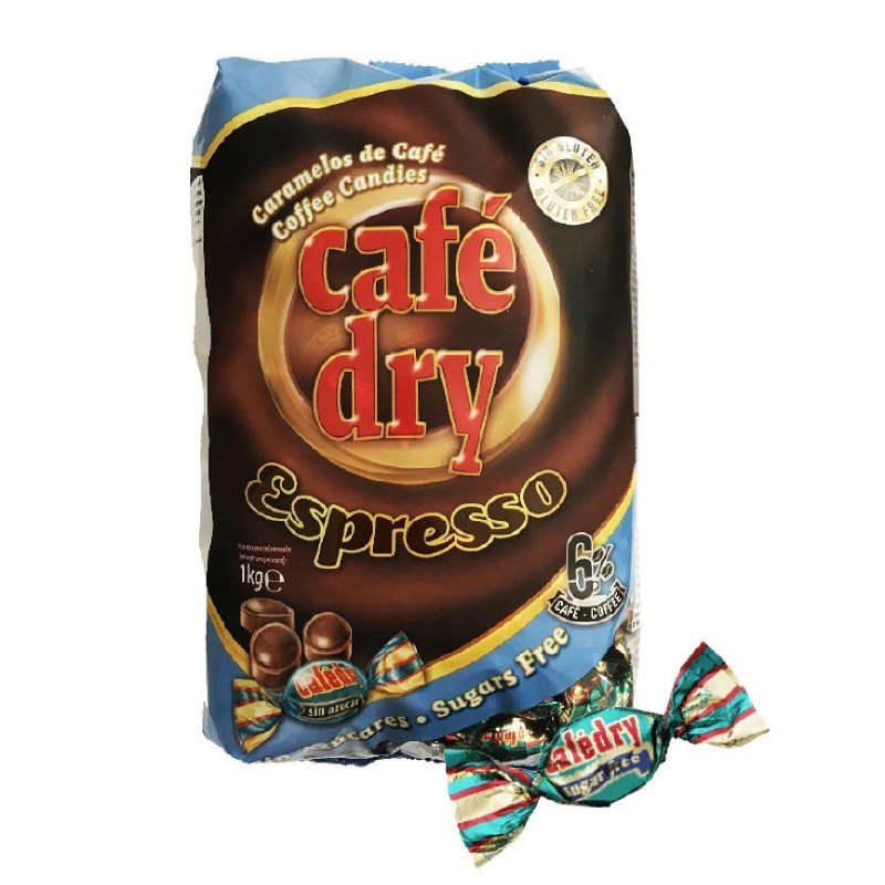 Caramelle Dure - Cafè Dry - Caffè - Senza Zucchero - 1 Kg