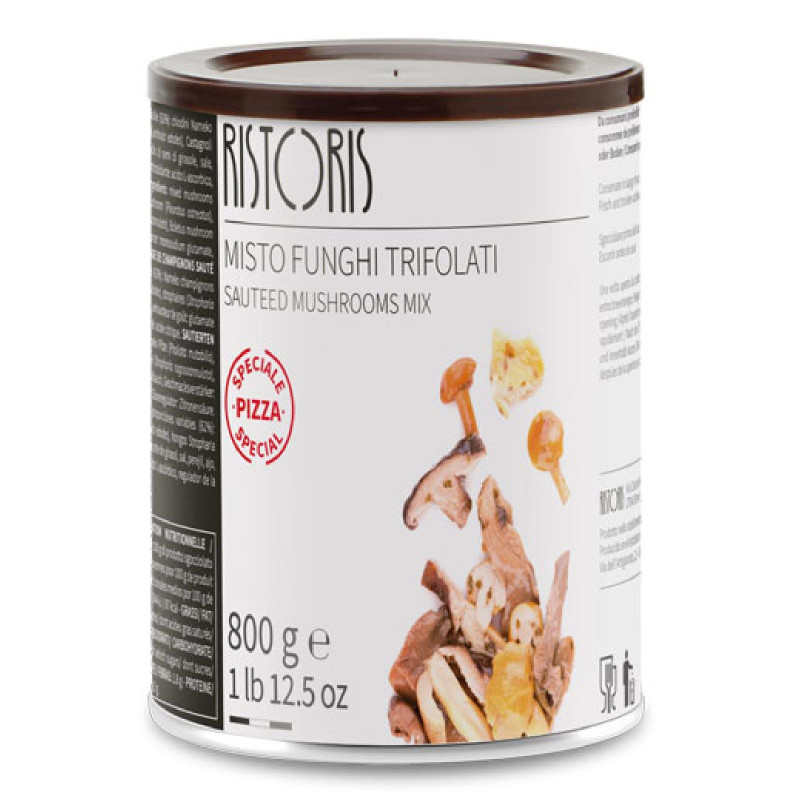 Misto Funghi Trifolati - Ristoris - Latta da 800 g