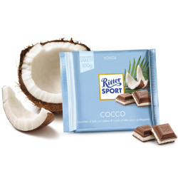 Tavoletta Ritter Sport - Cocco - Cioccolato al Latte Cocco...